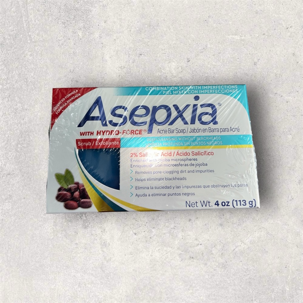 Asepxia Acne Bar Soap with Salicylic Acid
4 pack